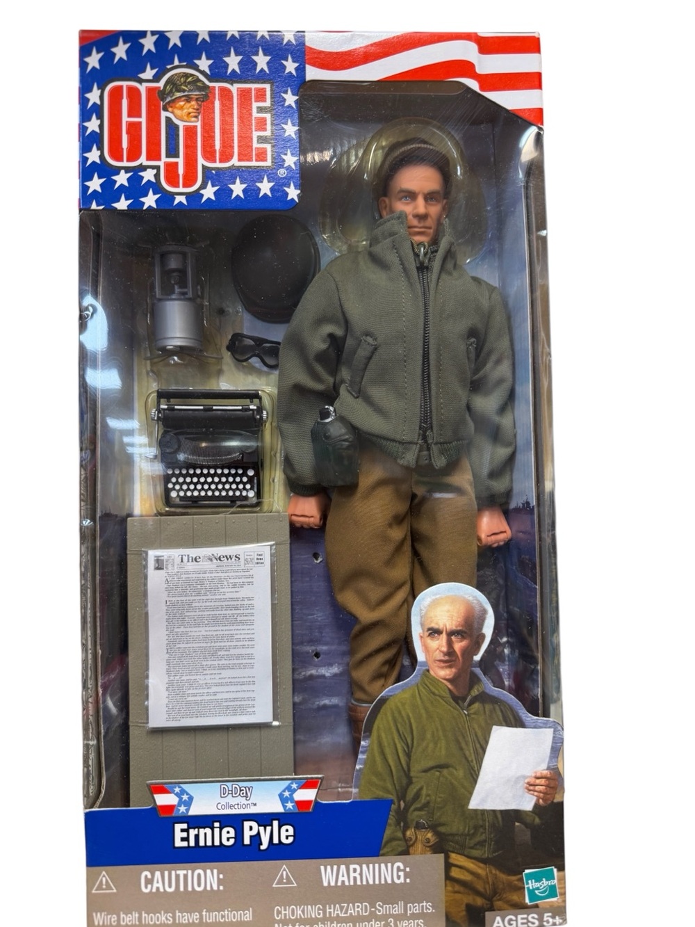 G.I. Joe D-Day Collection Ernie Pyle 2001 NIB